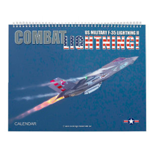 COMBAT LIGHTNING! - US Military F-35 Lightning II Calendar