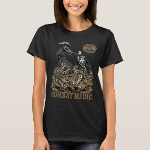 Combat Medic 68w Veteran Doc Awareness Support T-Shirt
