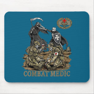 Combat Medic 68w Veteran Doc Survivor Design Mouse Pad