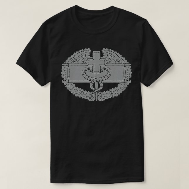 Combat Medic  Army Veteran Tee (Design Front)