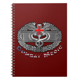 Combat Medic Badge Notebook