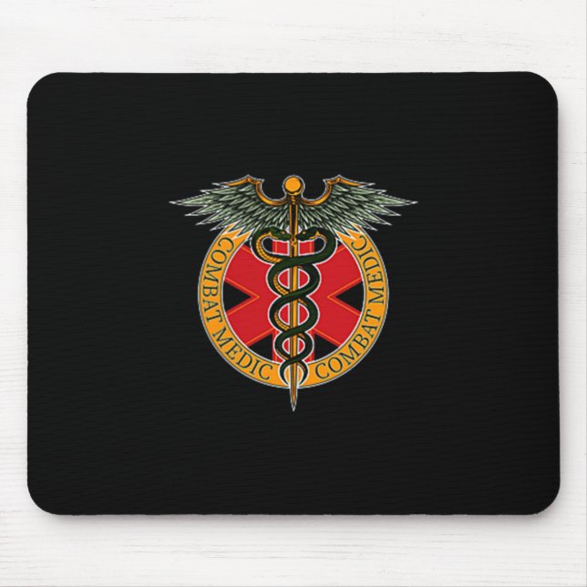 Combat Medic Soldier Veterans Veteran's Day Combat Mouse Pad (Front)