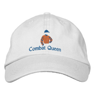 "Combat Queen" racing partnership cap design