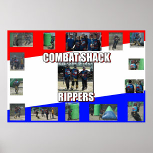 Combat Shack Rippers Poster