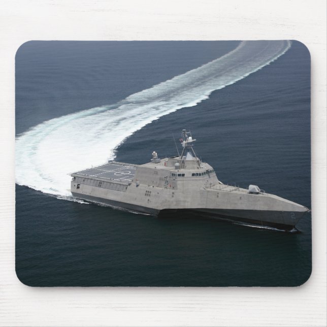 Combat ship Independence in the Gulf of Mexico Mouse Pad (Front)