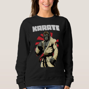 Combat Sports Karate Gorilla 1 Sweatshirt