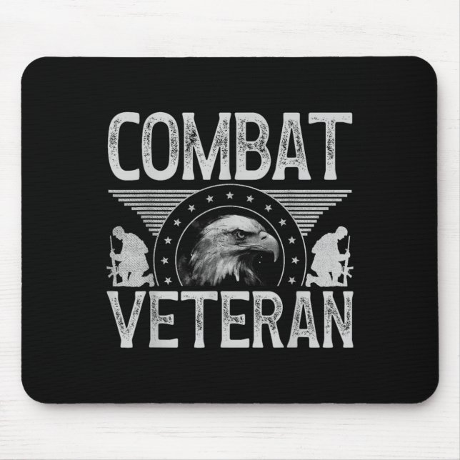 Combat Veteran Veterans Veterans Day Combat Mouse Pad (Front)