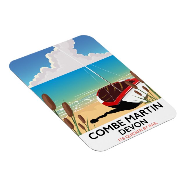 Combe Martin Devon Magnet (Right Side)