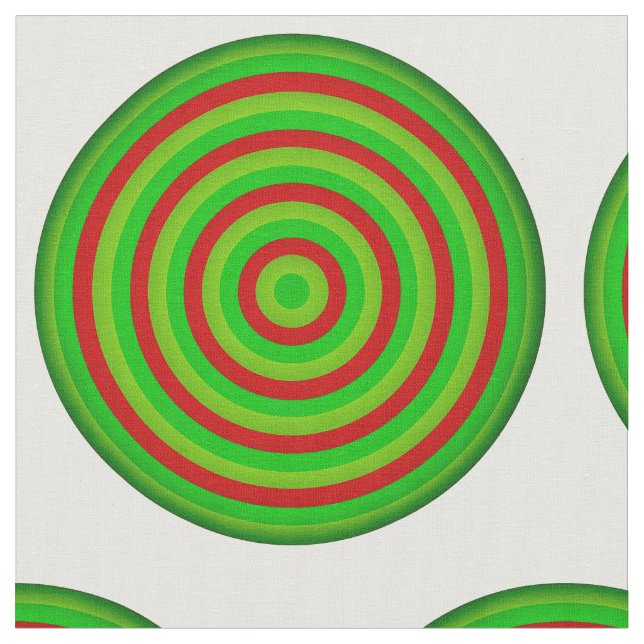Combed Cotton Fabric with Circular Design (Close Up)