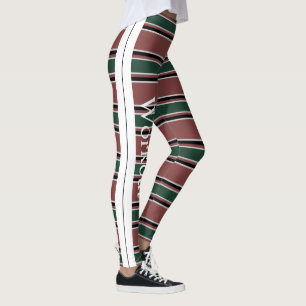 Combination of retro and modern design l Strips Leggings