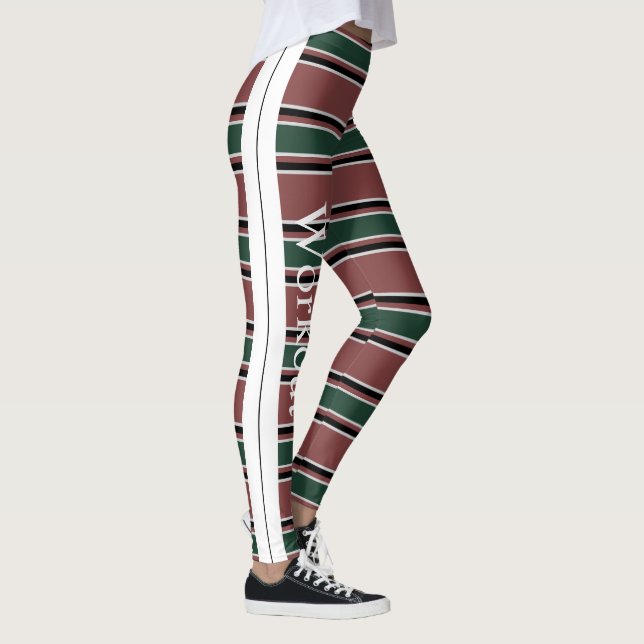 Combination of retro and modern design l Strips Leggings (Right)