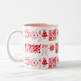 Combinative art Two-Tone coffee mug