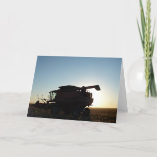 Combine at Sunset Card
