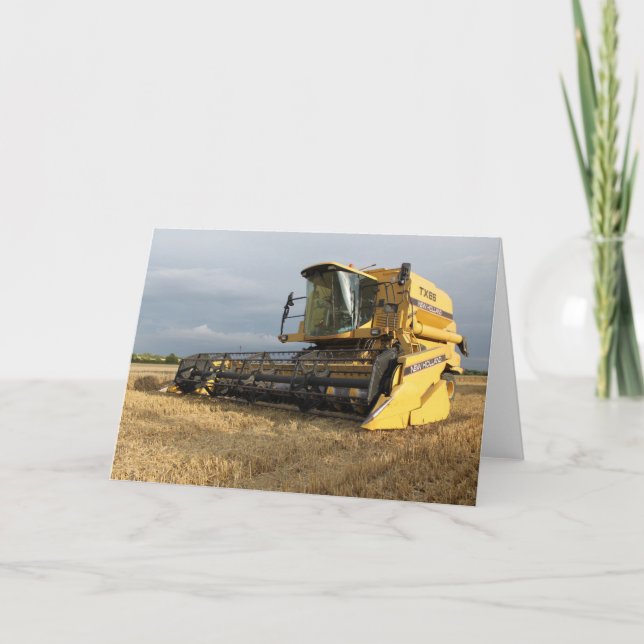Combine Harvester Card (Front)