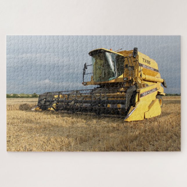 Combine Harvester Jigsaw Puzzle (Horizontal)