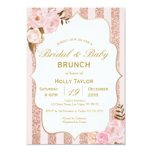 Baby And Bridal Shower Combined Invitations 6