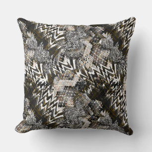 Combined, ethnic, African . Cushion
