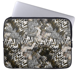 Combined, ethnic, African . Laptop Sleeve