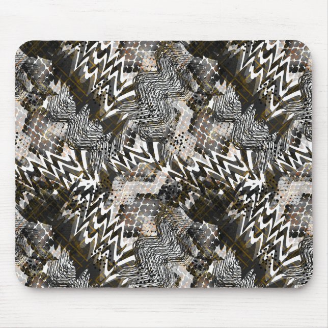 Combined, ethnic, African . Mouse Pad (Front)