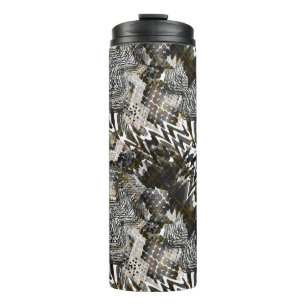 Combined, ethnic, African . Thermal Tumbler