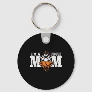 Combined Sports I'm A Proud Basketball Soccer Mum Key Ring