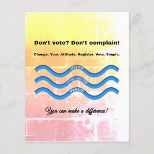 Combo Don't Vote, Don't Complain, Strong Women Flyer