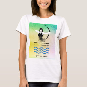 Combo Female Archer and Vote the Blue Wave T-Shirt