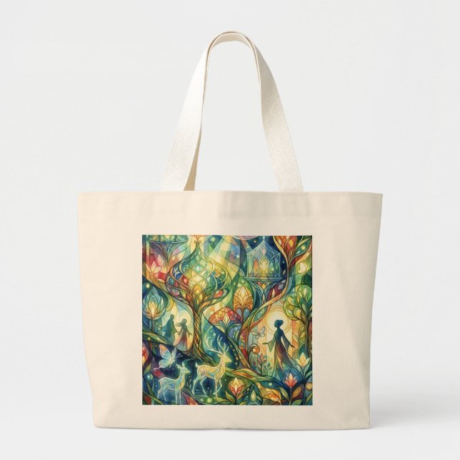 Combo Image Tote Bag: "Atmosphere of Love" & "Awe" (Front)