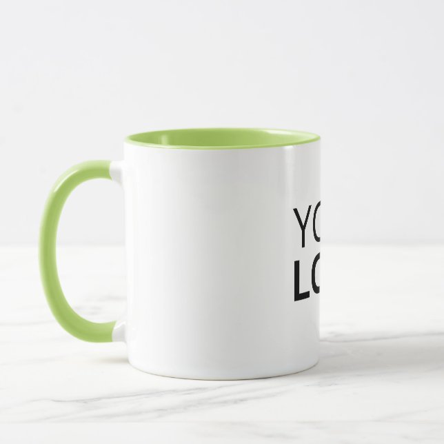 Combo Mug - 11 oz, Lime (Left)