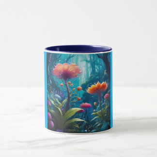 Combo Mug, 11oz (Twilight Flower-7) Mug