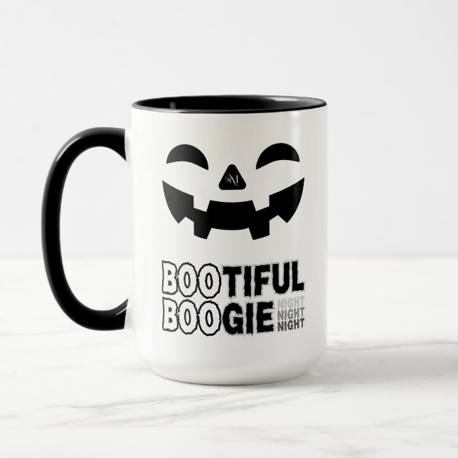 Combo Mug 15oz : HALLOWEEN Face (Left)