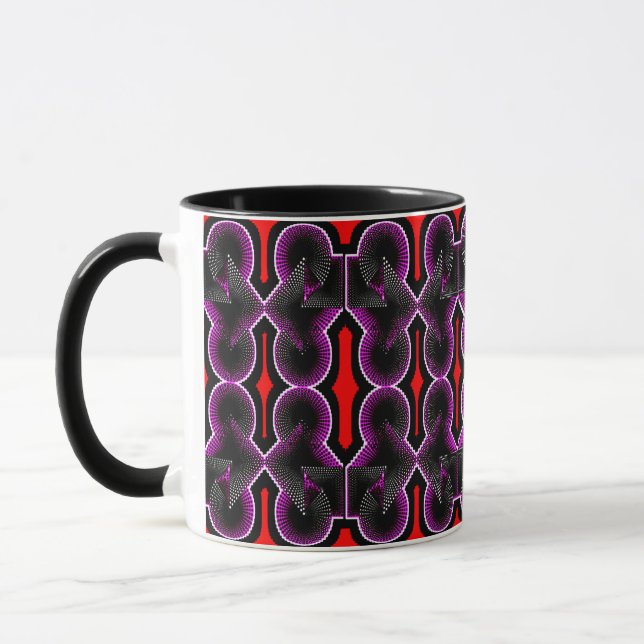combo mug, 3D digital design mug (Left)