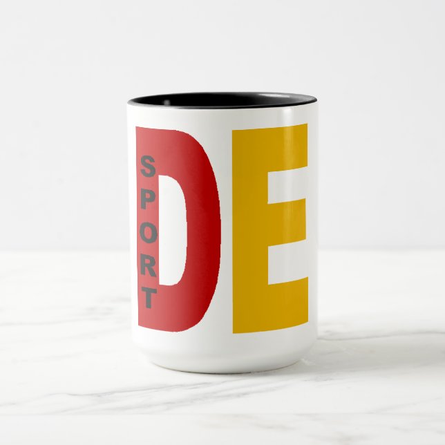 Combo Mug 444 ml black GERMANY SPORT (Center)