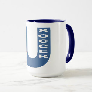 Combo Mug 444 ml white/ navy blue USA SOCCER