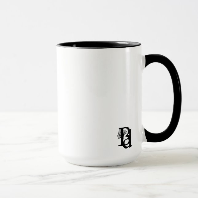 Combo Mug Abstract Trend Interior Decor Black (Right)