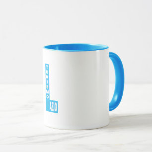 Combo mug light blue DSEIGN LAZIO TURISMO