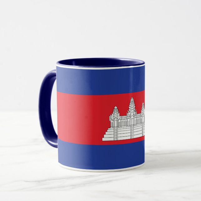 Combo Mug Of Cambodia Flag (Front Left)