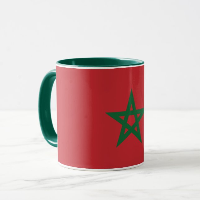 Combo Mug Of Kingdom of Morocco Flag (Front Left)