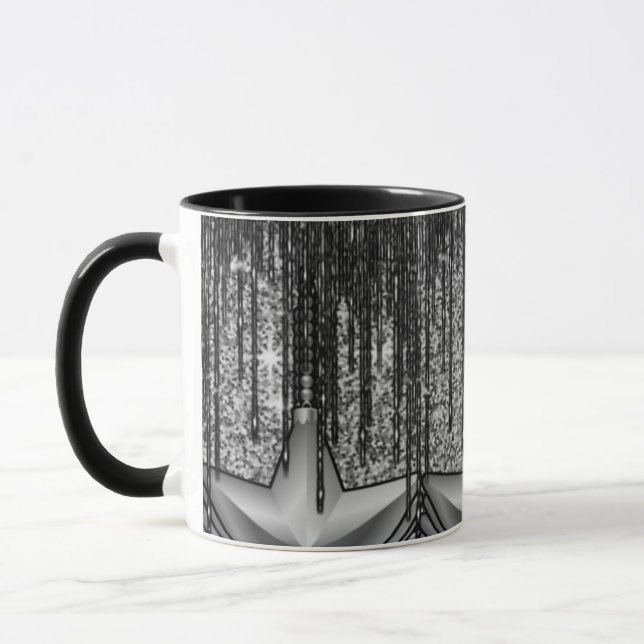Combo Mug – Vibrant Digital Design, Perfect Size f (Left)