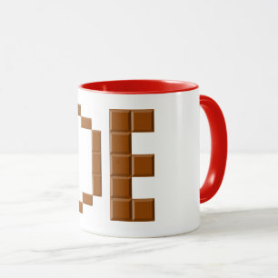 COMBO MUG white/red GERMANY CHOCOLAT