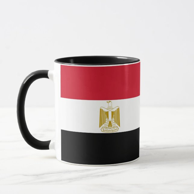 Combo Mug with flag of Egypt (Left)