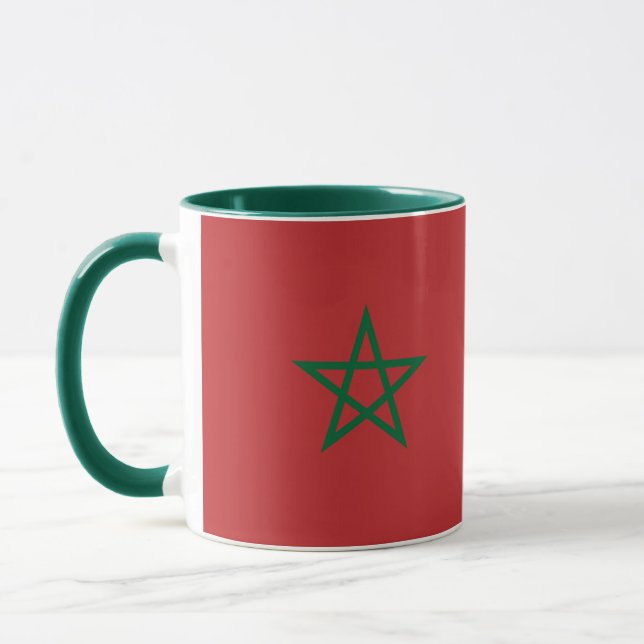 Combo Mug with flag of Morocco (Left)