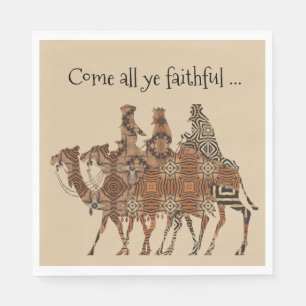 Come All Ye Faithful Napkin