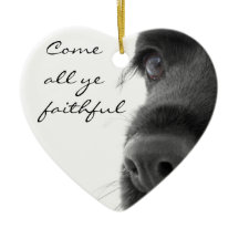 "Come All Ye Faithful" Spaniel Ornament