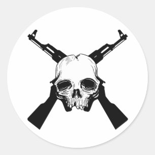 Come and Get 'Em Classic Round Sticker