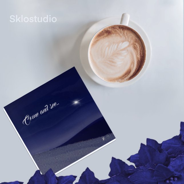 Come and See Christmas Ceramic Tile (Creator Uploaded)