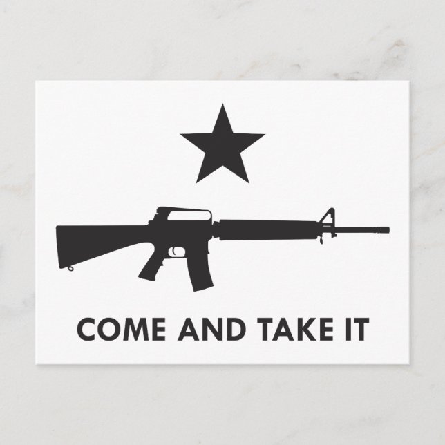 Come and take it! (AR15) Postcard (Front)