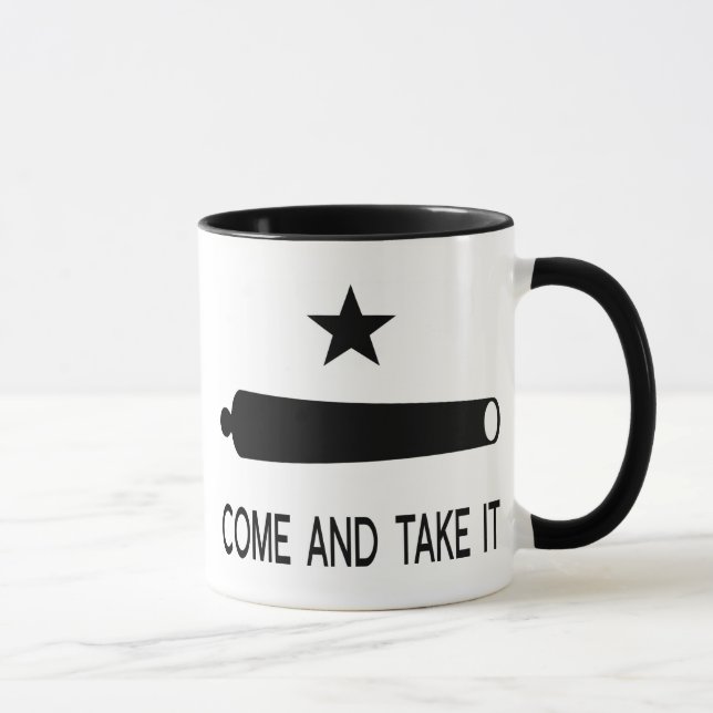 Come and Take It Flag ~ Texas Mug (Right)
