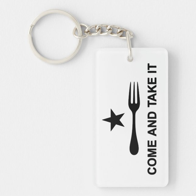 Come and Take It Key Ring (Front)