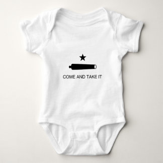 Come And Take It Texas Flag Baby Bodysuit